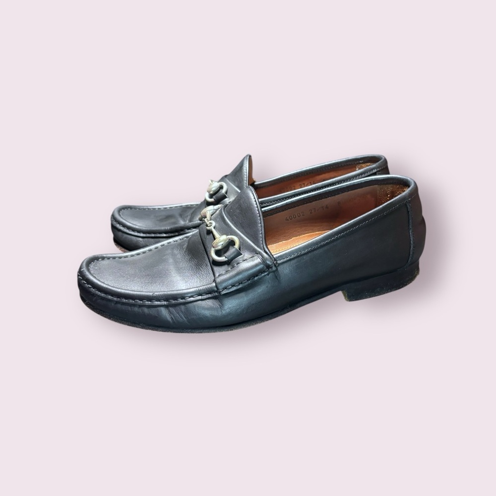 Allen Edmonds Verona II Black Leather Horse Bit Loafers Shoes Men’s 8